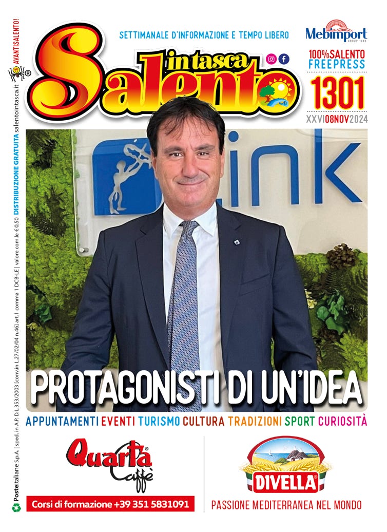 SALENTO IN TASCA 1301 dall'8 al 14 novembre 2024