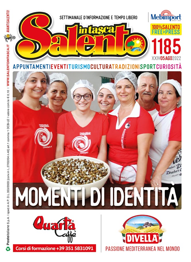 SALENTO IN TASCA 1185 dal 5 all'11 agosto 2022