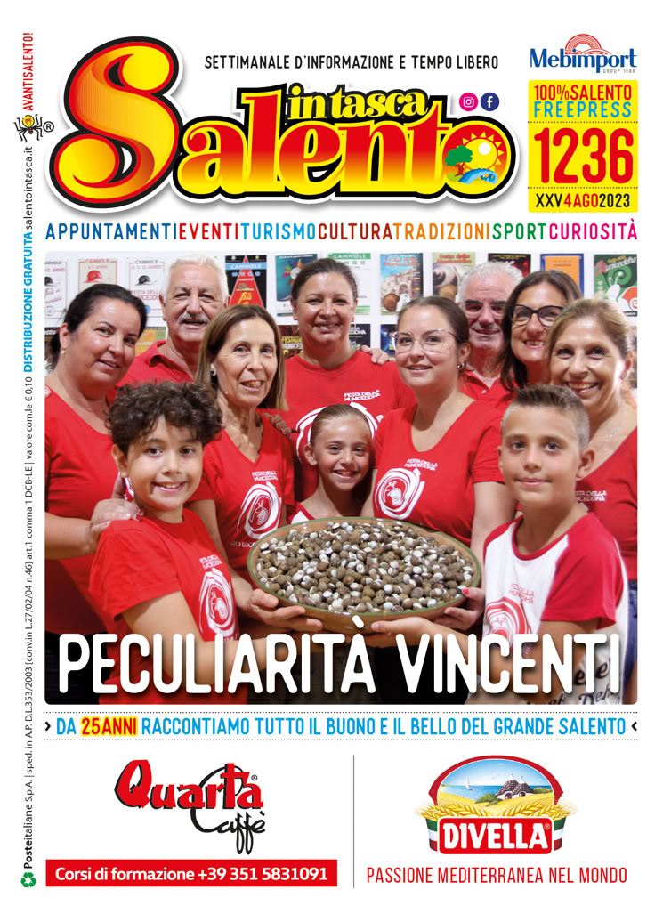 SALENTO IN TASCA 1236 dal 4 al 10 agosto 2023
