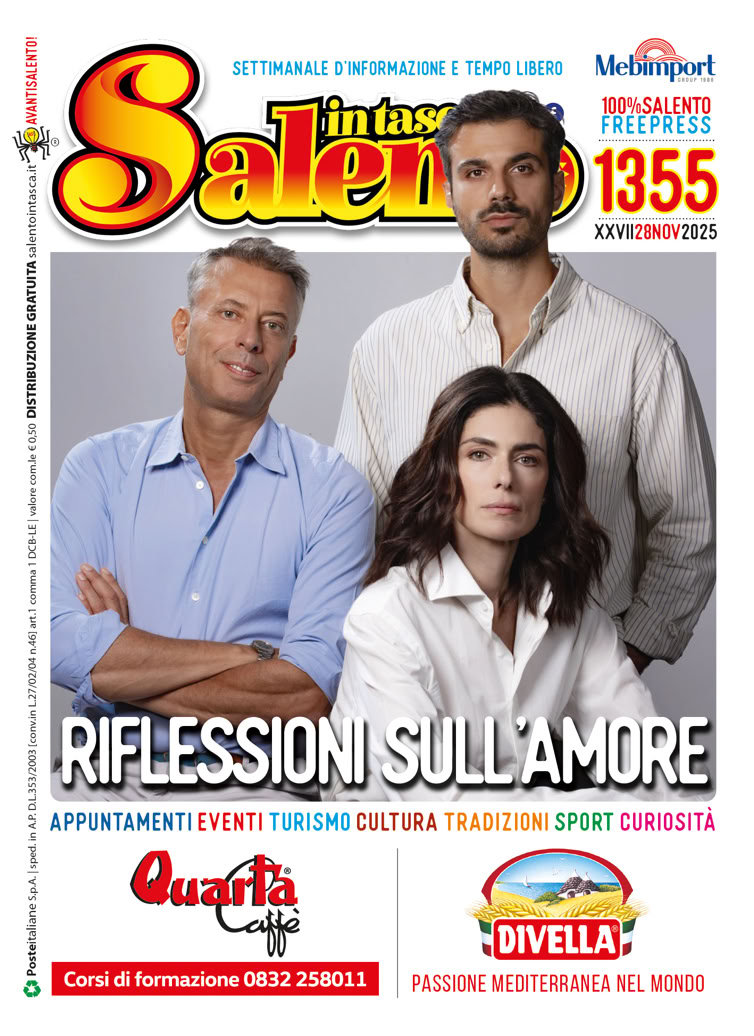 SALENTO IN TASCA 1355 dal 28 novembre al 4 dicembre 2025 SALENTO IN TASCA 1355 dal 28 novembre al 4 dicembre 2025