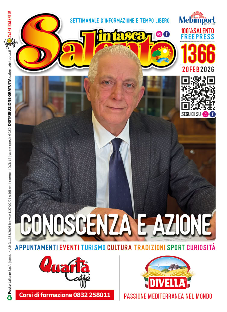 SALENTO IN TASCA 1366 dal 20 al 26 febbraio 2026