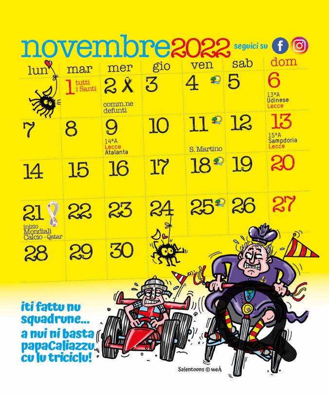 Calendasint 2022-23 Novembre 22