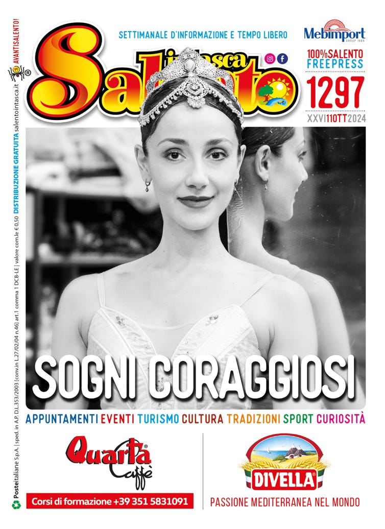 SALENTO IN TASCA 1297 dall'11 al 17 ottobre 2024