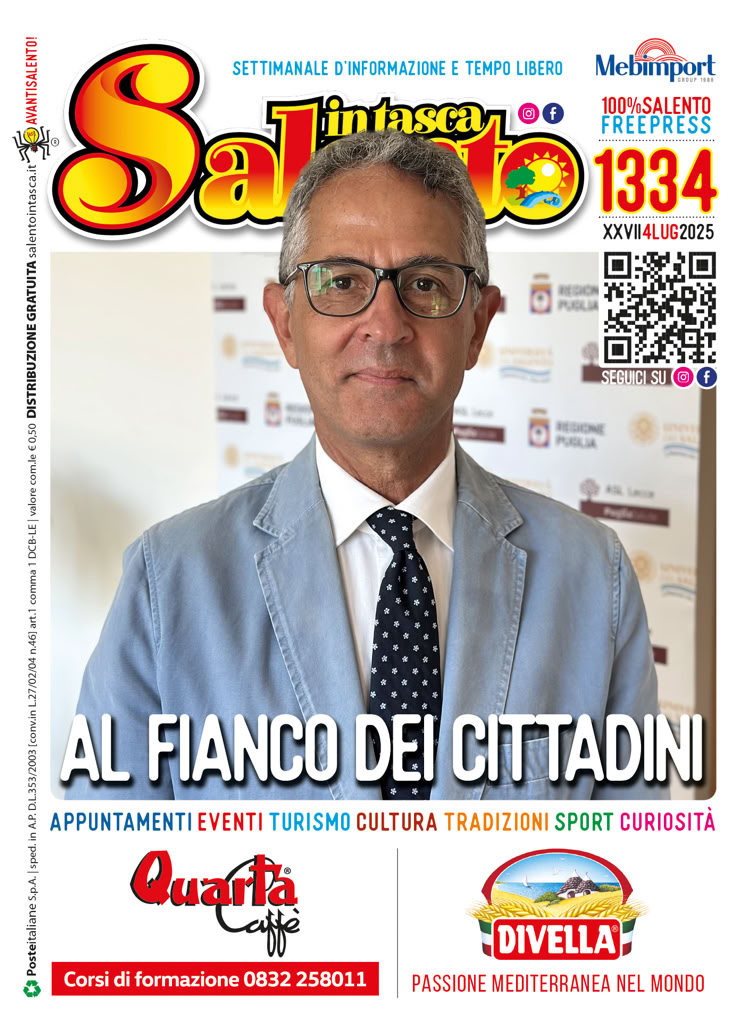 SALENTO IN TASCA 1333 dal 27 giugno al 3 luglio 2025 SALENTO IN TASCA 1333 dal 27 giugno al 3 luglio 2025