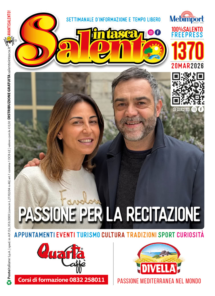 SALENTO IN TASCA 1370 dal 20 al 26 marzo 2026