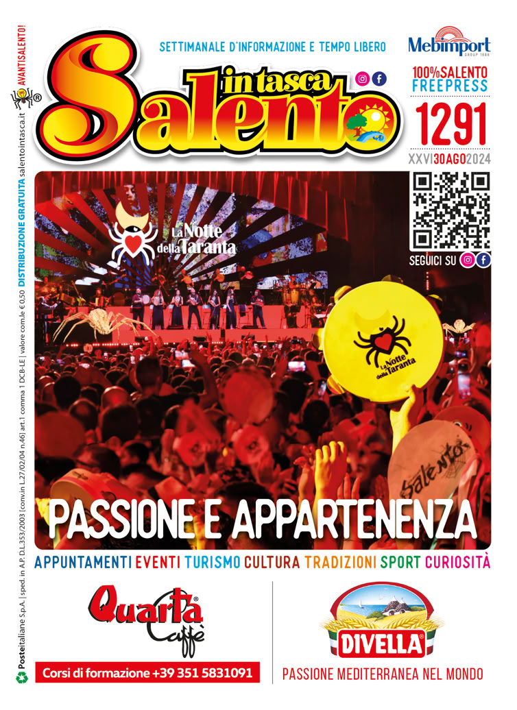 SALENTO IN TASCA 1291 dal 30 agosto al 5 settembre 2024