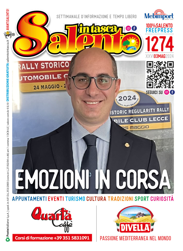SALENTO IN TASCA 1274 dal 3 al 9 maggio 2024