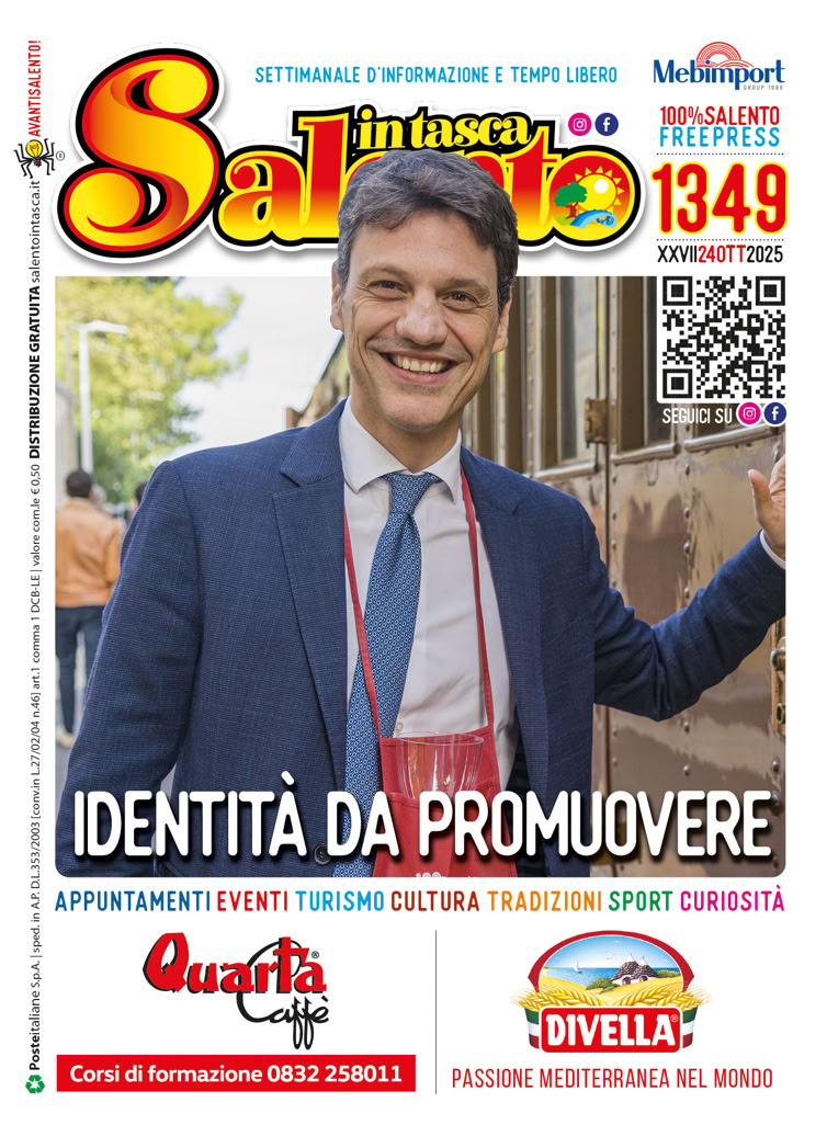 SALENTO IN TASCA 1349 dal 17 al 23 ottobre 2025 SALENTO IN TASCA 1349 dal 17 al 23 ottobre 2025