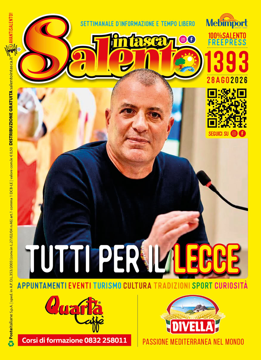SALENTO IN TASCA 1393 dal 28 agosto al 3 settembre 2026