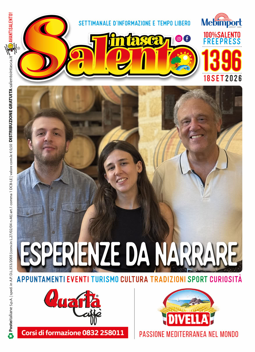SALENTO IN TASCA 1396 dal 18 al 24 settembre 2026