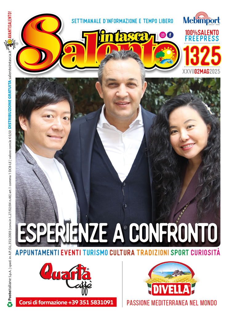 SALENTO IN TASCA 1325 dal 2 all'8 maggio 2025 SALENTO IN TASCA 1325 dal 2 all'8 maggio 2025