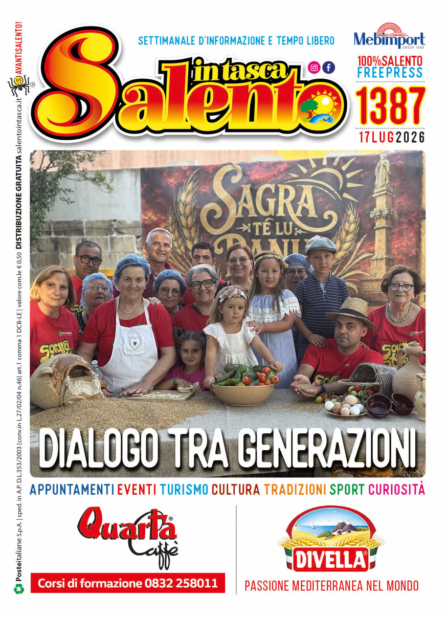 SALENTO IN TASCA 1387 dal 17 al 23 luglio 2026