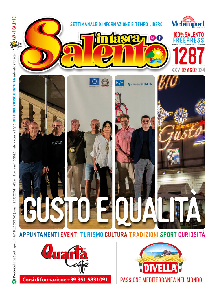 SALENTO IN TASCA 1287 dal 2 all'8 agosto 2024
