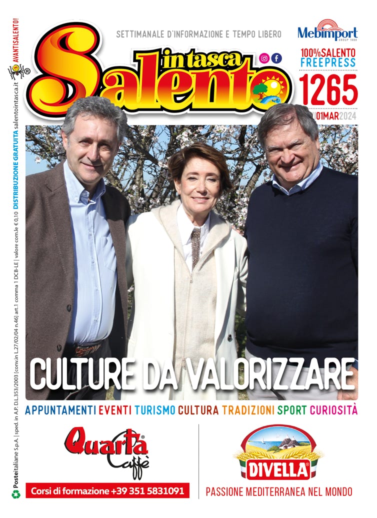 SALENTO IN TASCA 1263 dal 16 al 22 febbraio 2024