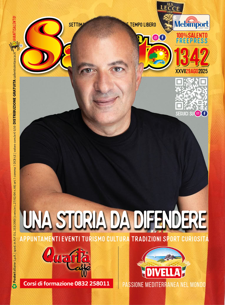 SALENTO IN TASCA 1342 dal 29 agosto al 4 settembre 2025 SALENTO IN TASCA 1342 dal 29 agosto al 4 settembre 2025