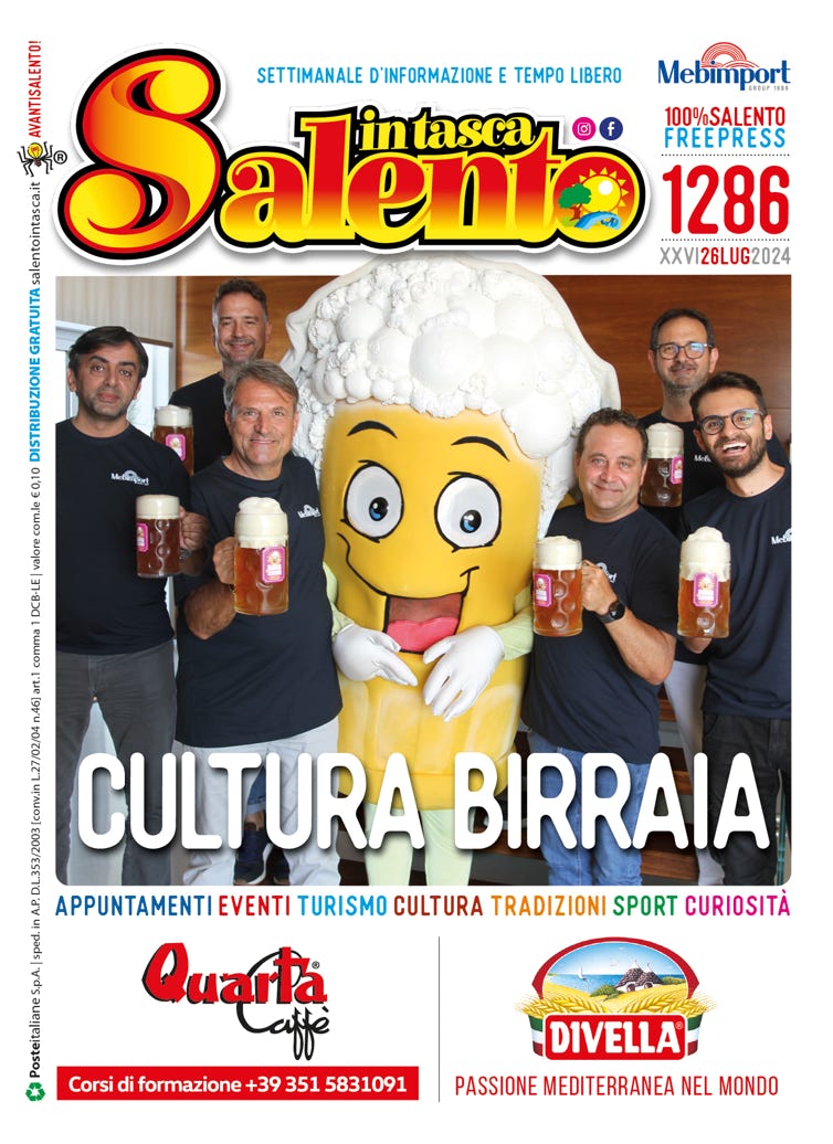 SALENTO IN TASCA 1286 da 26 luglio all'1 agosto 2024