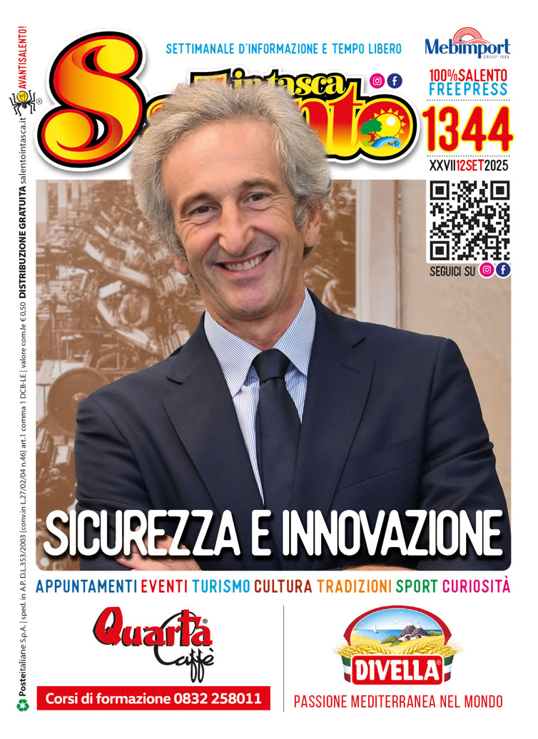 SALENTO IN TASCA 1344 dal 12 al 18 settembre 2025 SALENTO IN TASCA 1344 dal 12 al 18 settembre 2025