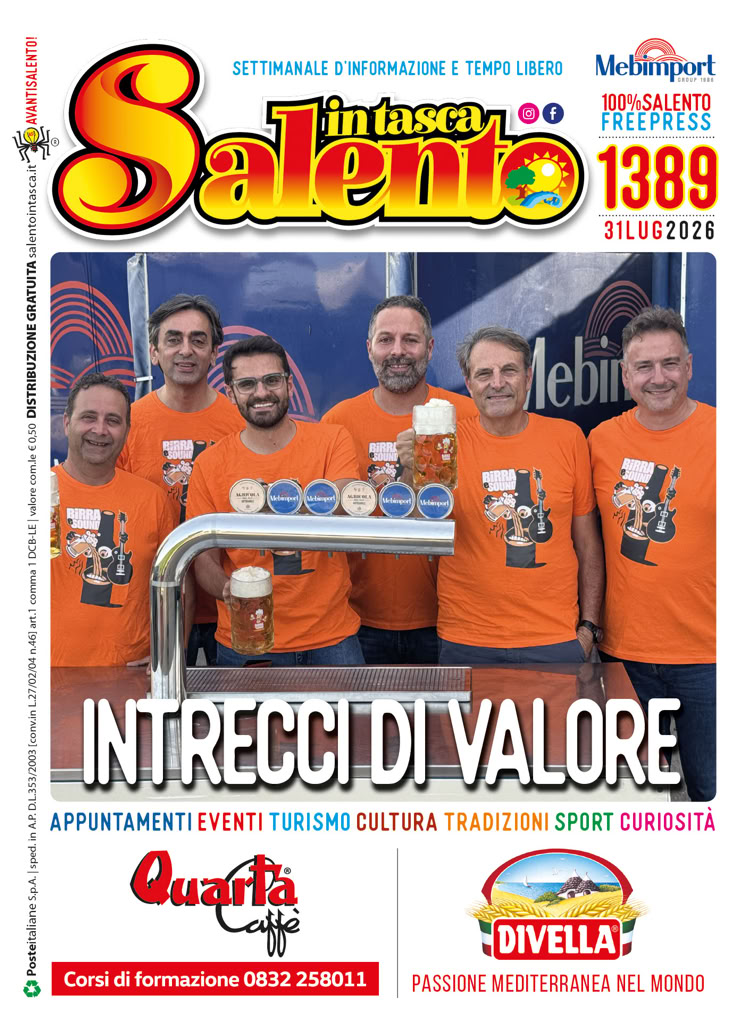 SALENTO IN TASCA 1389 dal 31 luglio al 6 agosto 2026