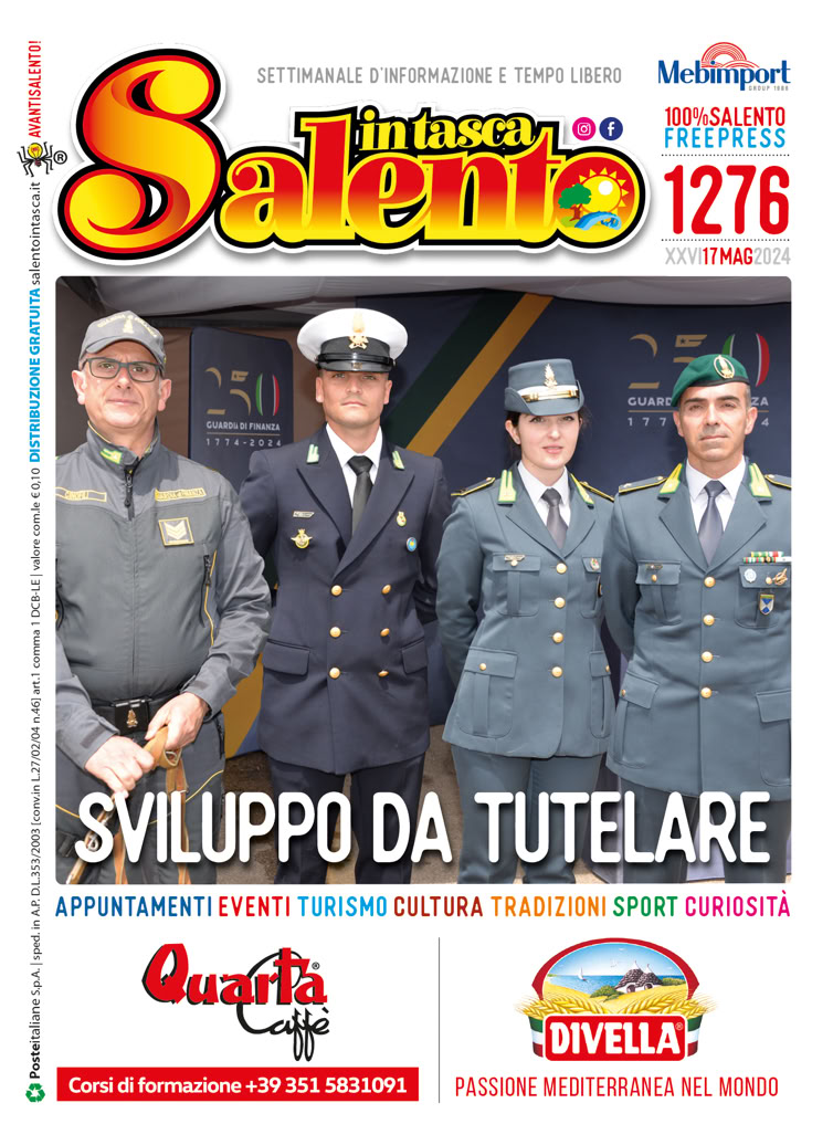 SALENTO IN TASCA 1276 dal 17 al 23 maggio 2024