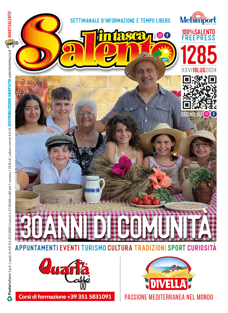 SALENTO IN TASCA 1285 da 19 al 25 luglio 2024