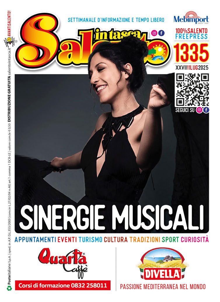 SALENTO IN TASCA 1335 dall'11 al 17 luglio 2025 SALENTO IN TASCA 1335 dall'11 al 17 luglio 2025