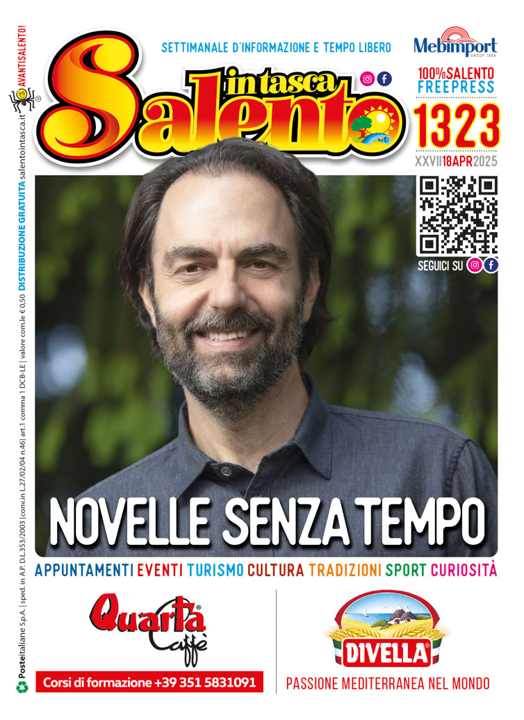 SALENTO IN TASCA 1323 dal 18 al 24 aprile 2025 SALENTO IN TASCA 1323 dal 18 al 24 aprile 2025