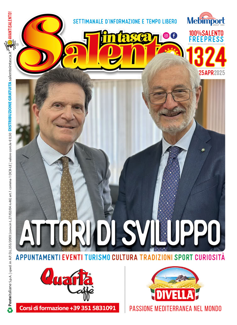SALENTO IN TASCA 1324 dal 25 aprile all'1 maggio 2025 SALENTO IN TASCA 1324 dal 25 aprile all'1 maggio 2025